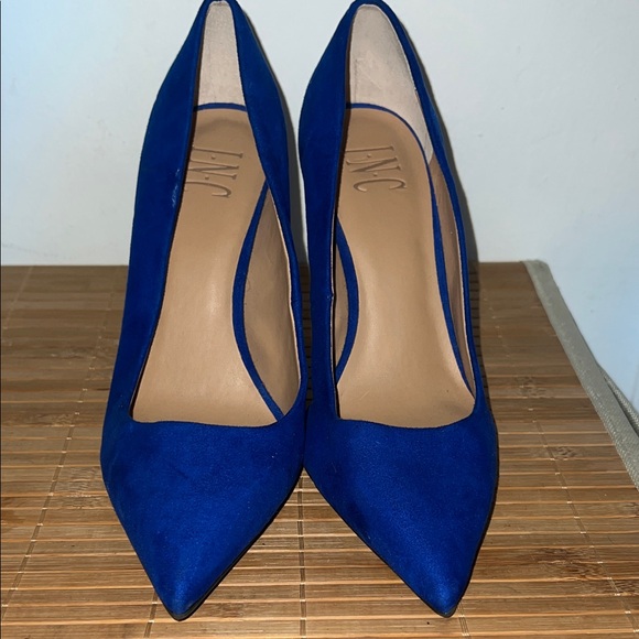 INC International Concepts Shoes - INC International Concepts Blue Heels